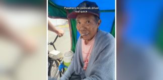 Passenger Switches Roles With Elderly Pedicab Driver Amid Flood
